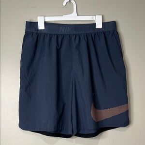 Nike Men's Dark Blue Athletic Shorts XL Navy